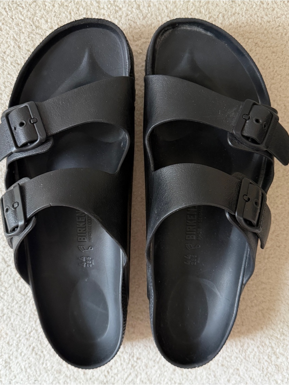 Birkenstock Arizona EVA Sandals - Black Sz 44